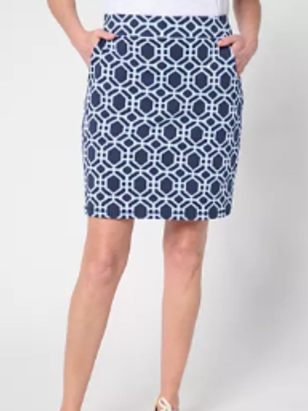 Belle by Kim Gravel French Terry Skort (size 2X Petite)